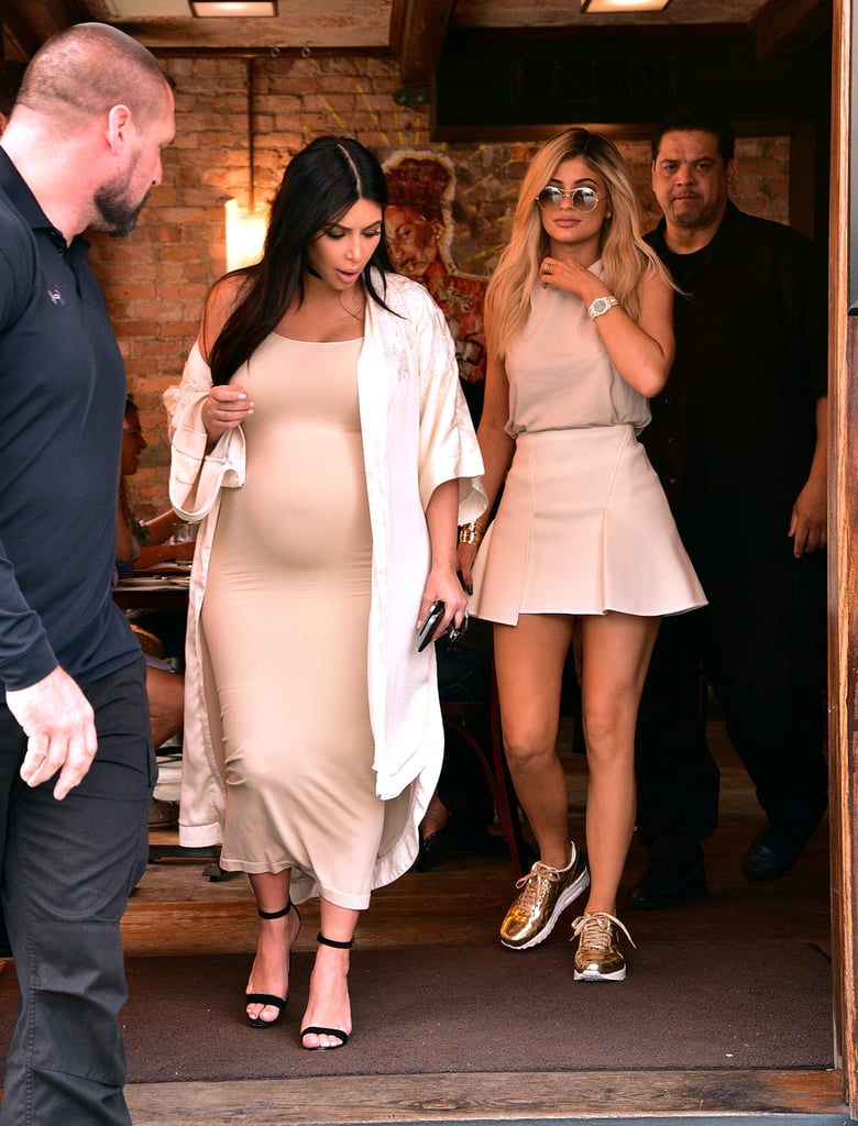 Kim Kardashian and Kylie Jenner NYC September 2015 Pictures