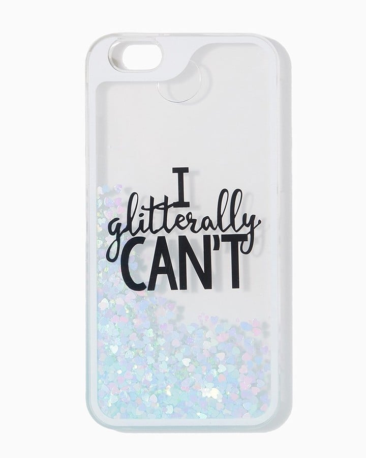 Charming Charlie I Glitterally Can't iPhone 6/6 Plus Case ($8, originally $15)