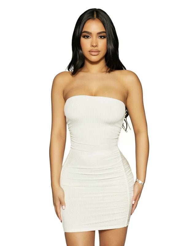 Naked Wardrobe The Tube Crop Top