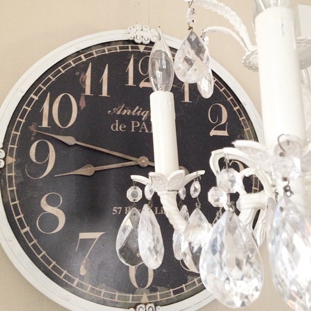 The find a classic wall clock. HomeGoods Decor POPSUGAR Home Photo 40