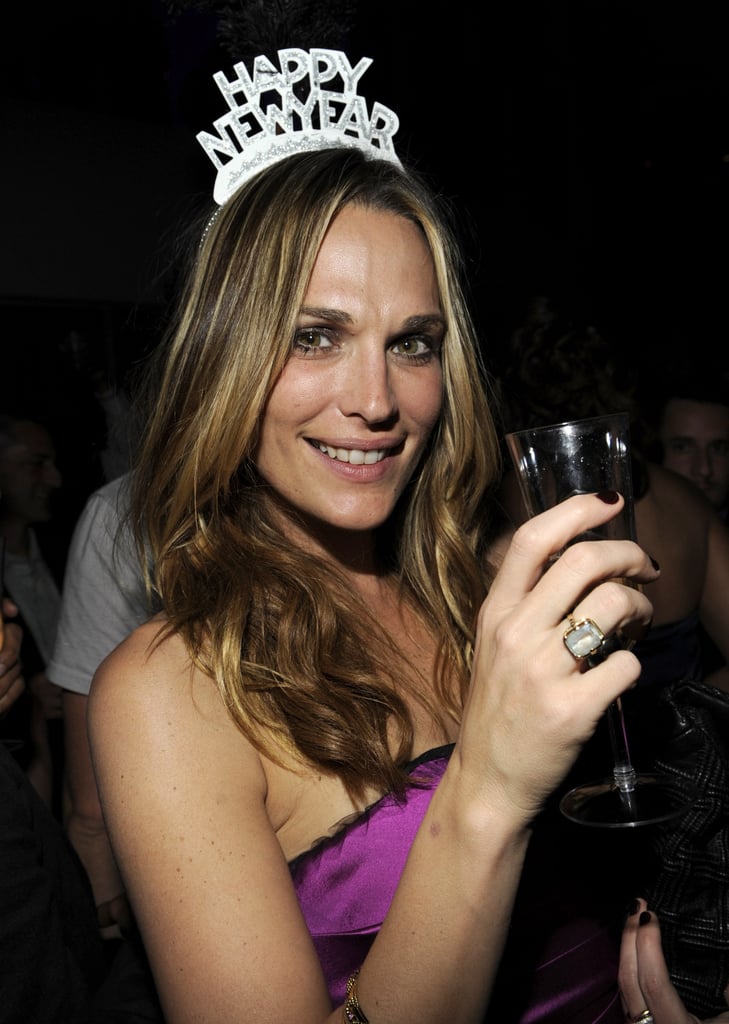 Molly Sims rang in the New Year at the Fontainebleau Hotel in Miami, FL, back in 2009.