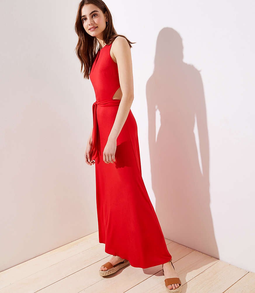 Loft Beach Cutout Bodice Maxi Dress Best Dresses From Loft POPSUGAR