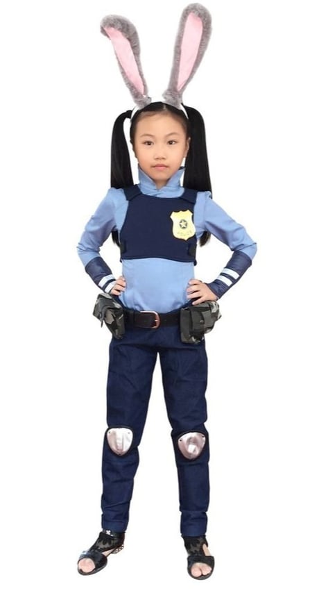 Dazcos Child Police Rabbit Judy Hopps Costume