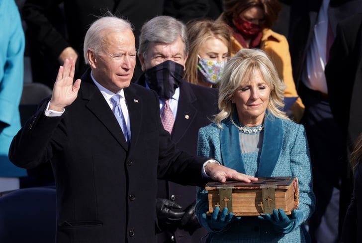 Joe Biden Wears a Navy Ralph Lauren Suit For Inauguration | POPSUGAR ...