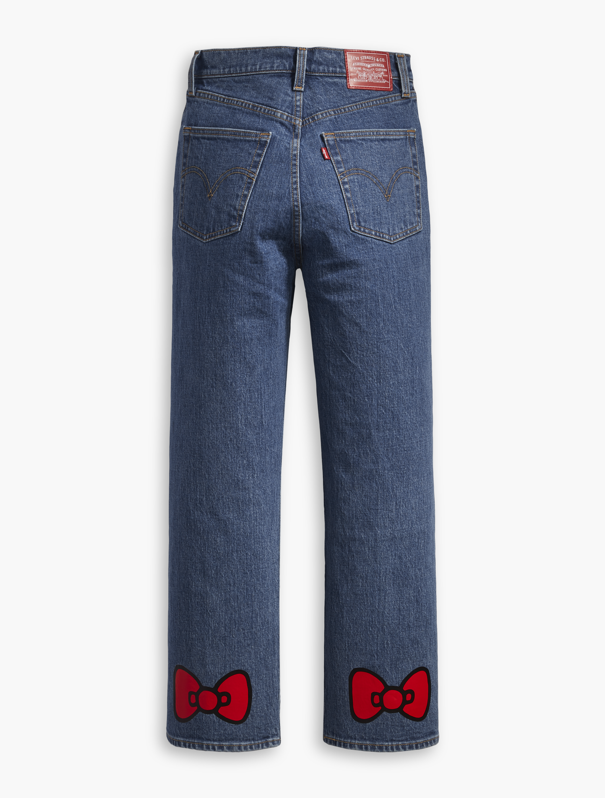 Levi's x Hello Kitty Ribcage Straight Ankle Jeans | You've Got to Be Kitten  Me — Levi's New Hello Kitty Collection Is Too Cute For Words | POPSUGAR  Fashion Photo 25