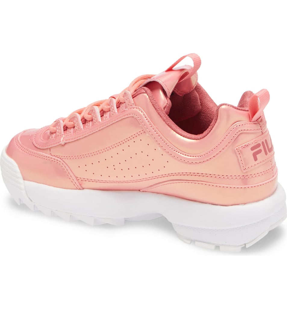 Fila Disruptor 2 Liquid Luster Sneakers | Fila Pink Iridescent Sneakers ...