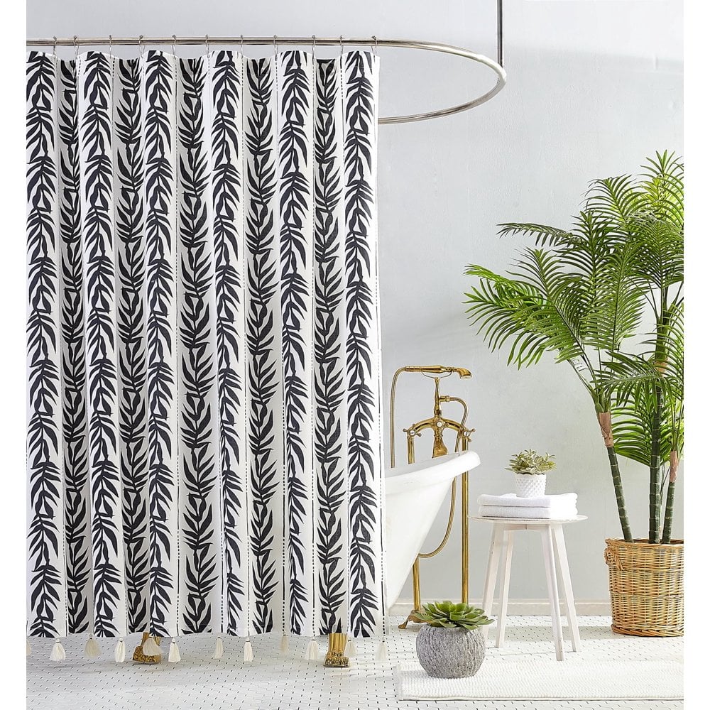 Drew Barrymore Flower Home Vintage Palm Shower Curtain