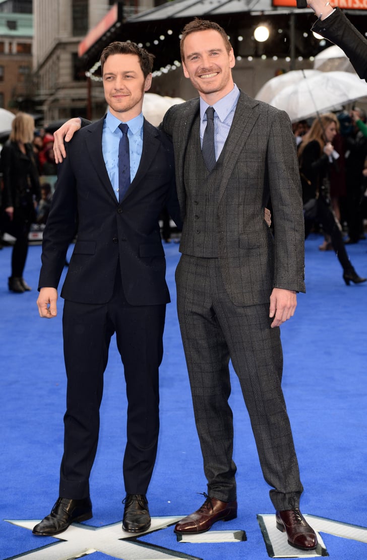 James McAvoy = 5'7", Michael Fassbender = 6'0" | Male ...