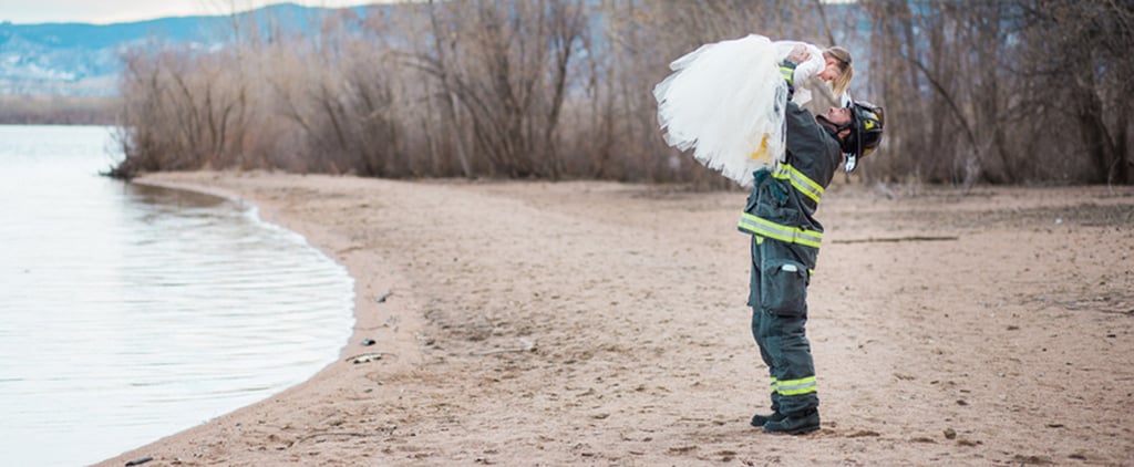 Father and Daughter Firefighter Photo Shoot