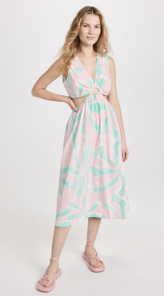 Millie Bobby Brown Wears Daisy-Print Cutout Dress in Italy | POPSUGAR ...