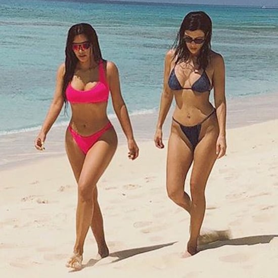 Kourtney Kardashian Wearing Bikini in Turks and Caicos 2018
