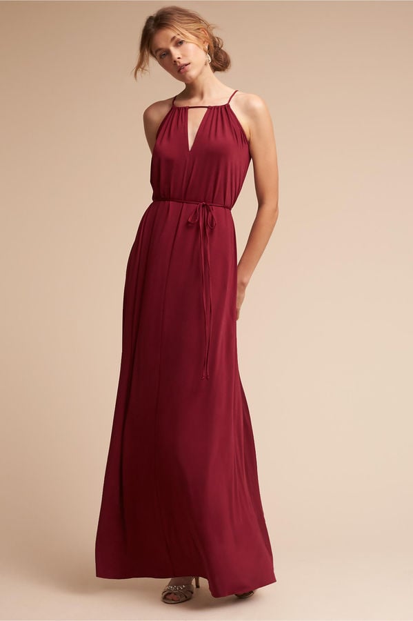 Taylor Swift's Maroon Bridesmaid Dress | PS Fashion