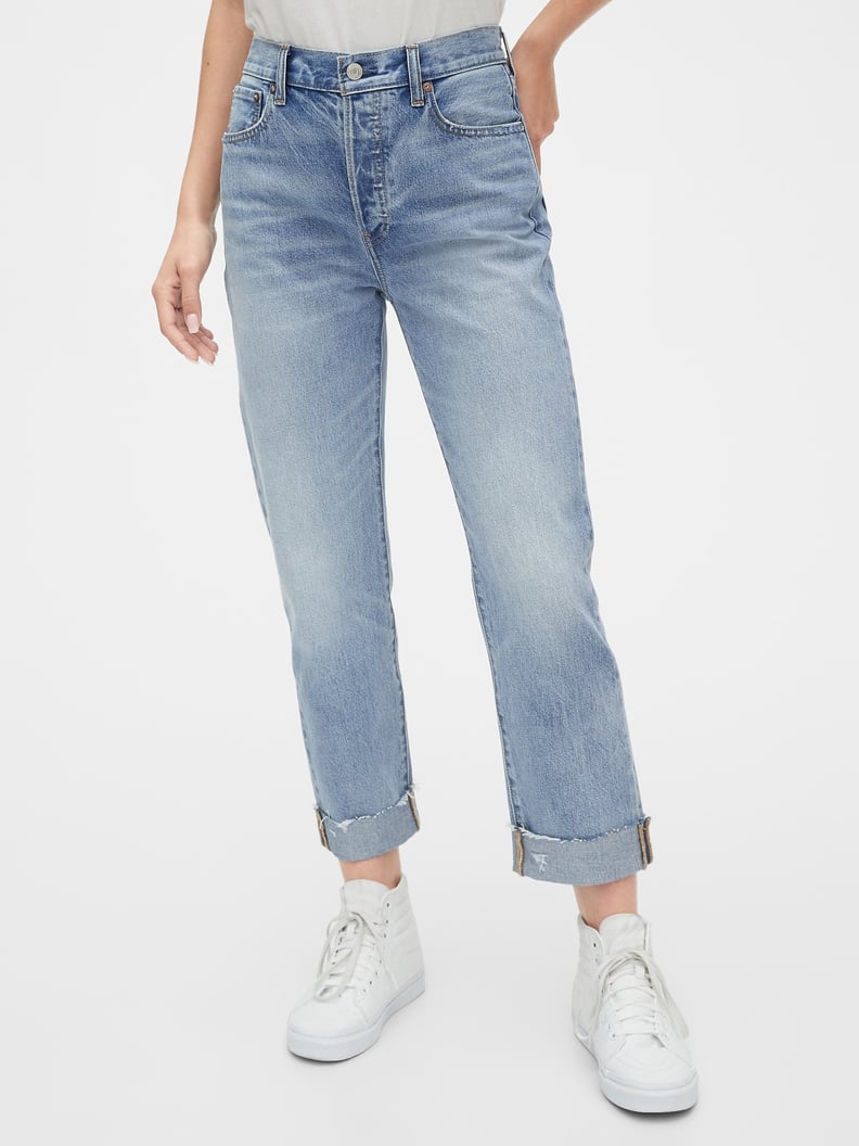 Gap Mid Rise Boyfriend Jeans