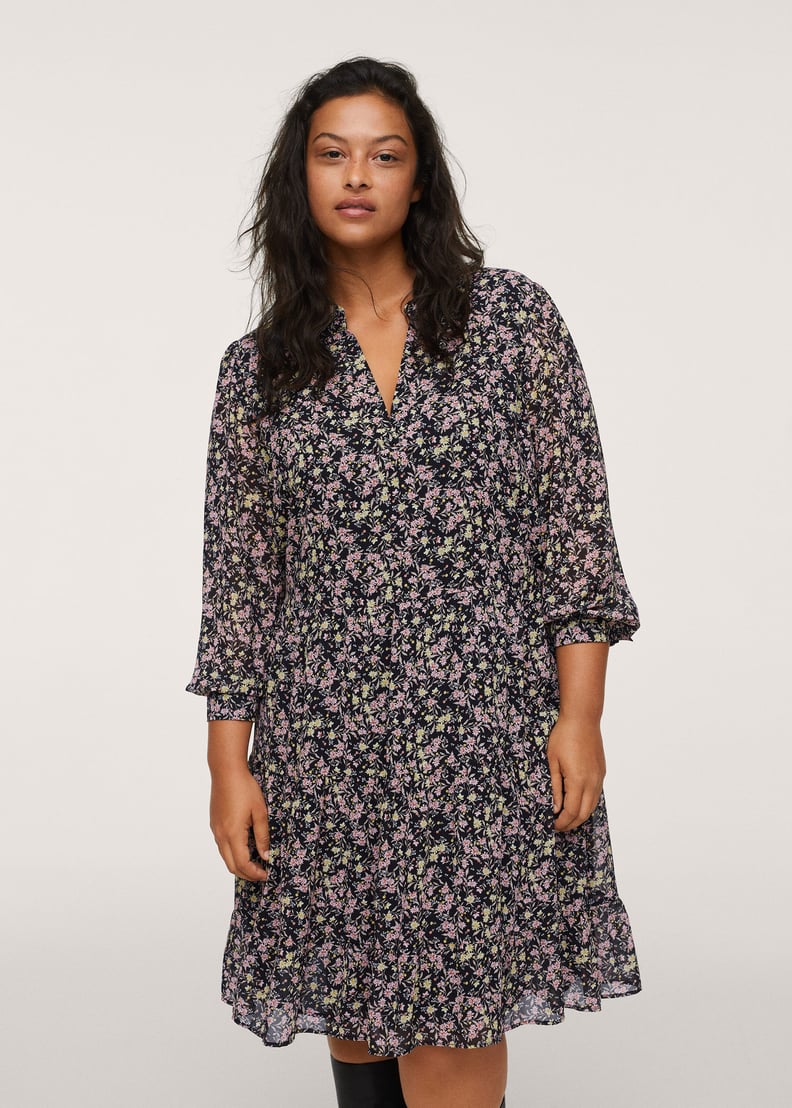 An Office-Ready Look: Mango Floral Print Dress