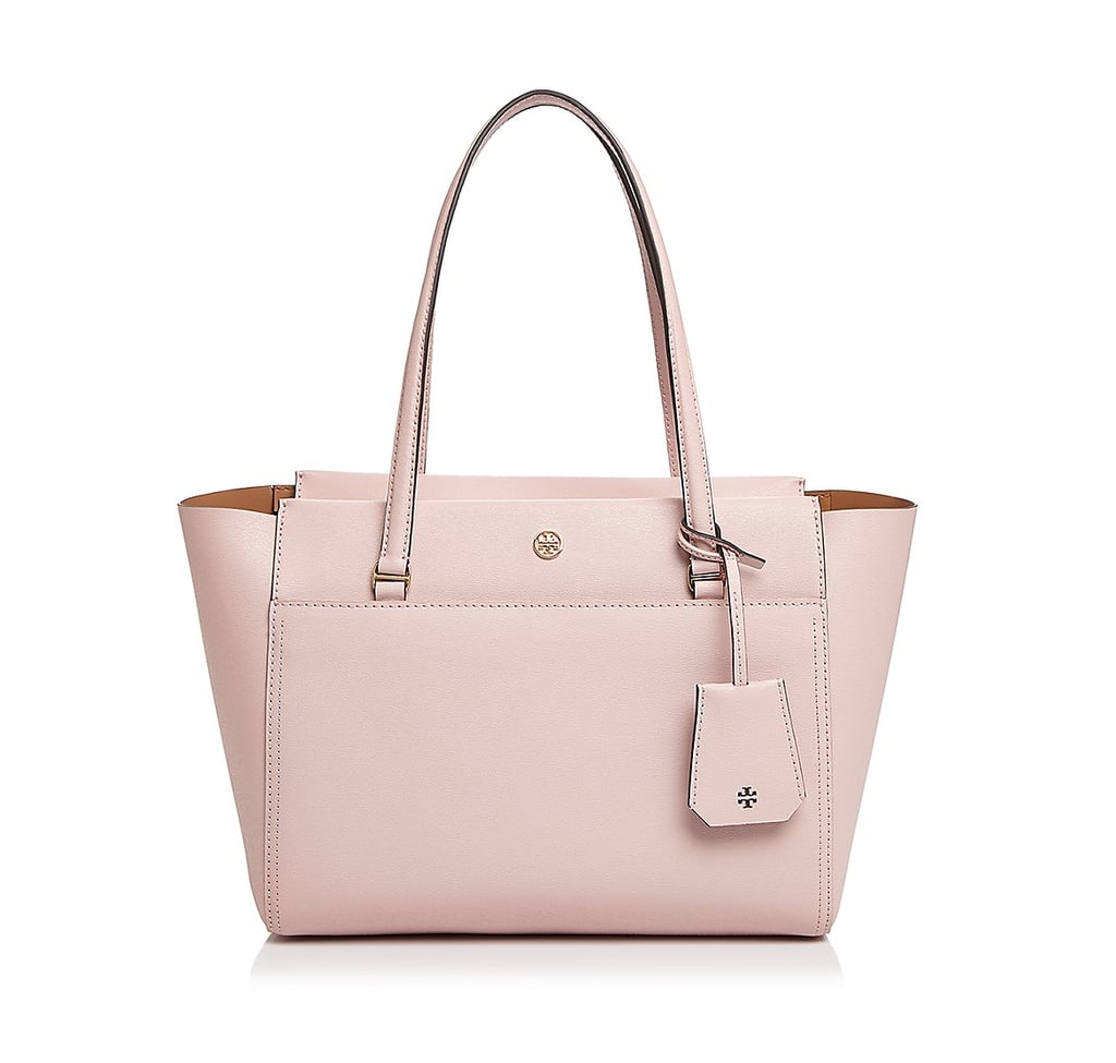 Tory Burch Parker Small Leather Tote | 30 Ways You Can Show Your Support  For Breast Cancer Awareness This Month | POPSUGAR Fashion Photo 9