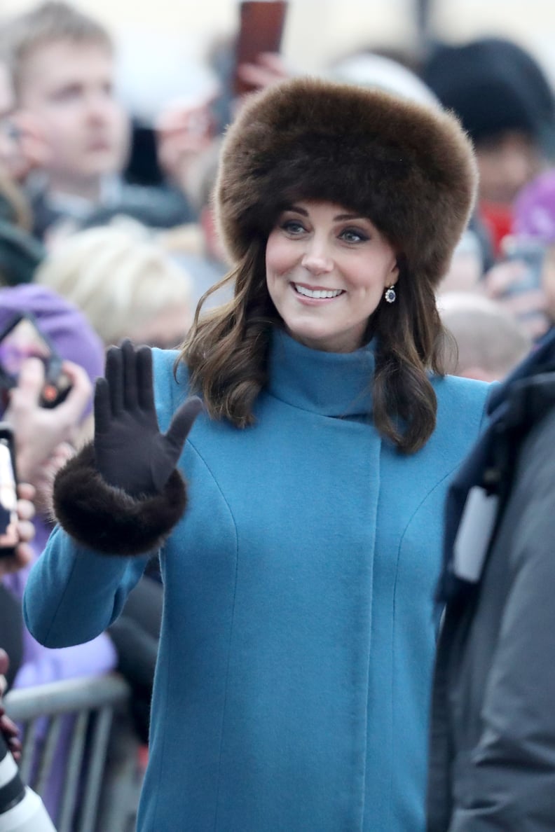 She Accessorized With Matching Furry Accessories