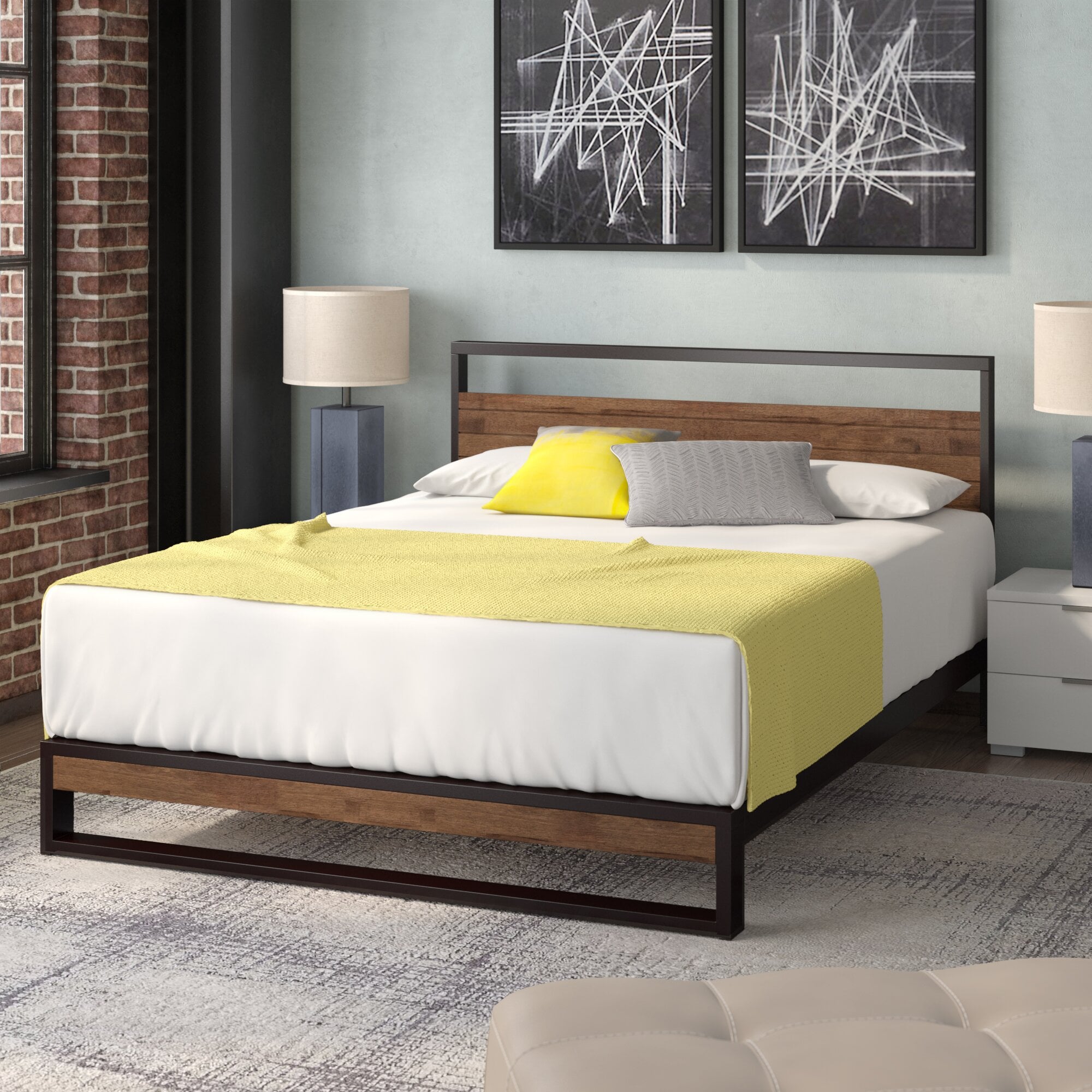 Pauletta platform shop bed wayfair