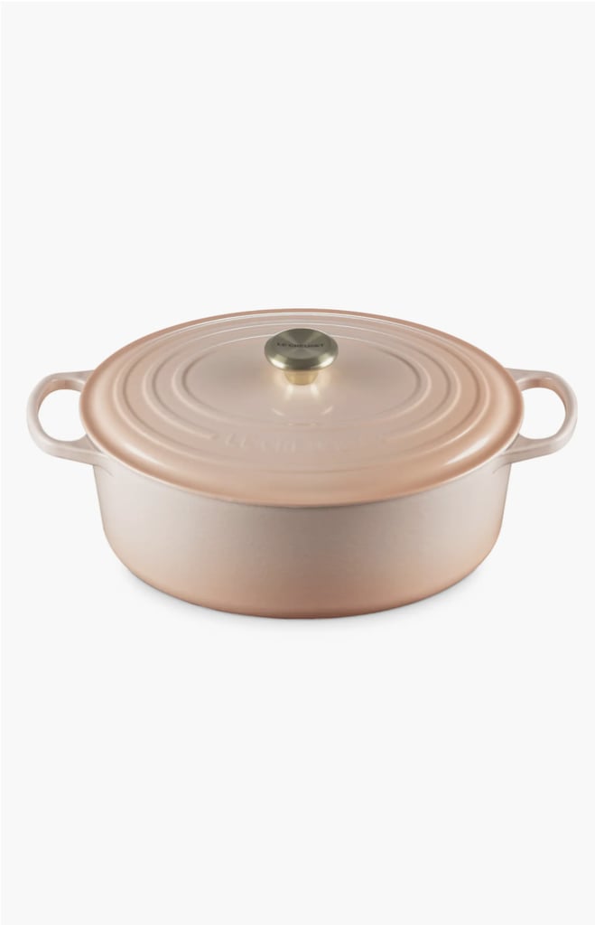 Le Creuset Signature 8-Quart Oval Enamel Cast Iron French/Dutch Oven ($300, originally $475)
For anyone who loves to cook, you can't go wrong with gifting them a piece from Le Creuset. The brand's signature dutch oven is made from enameled cast iron that allows for sufficient heat distribution and retention, making it something they'll cherish in their kitchen for years.