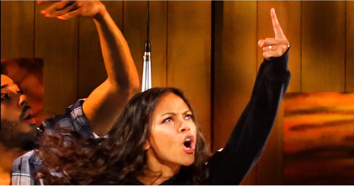 Zoe Saldana On Lip Sync Battle Video Popsugar Latina 