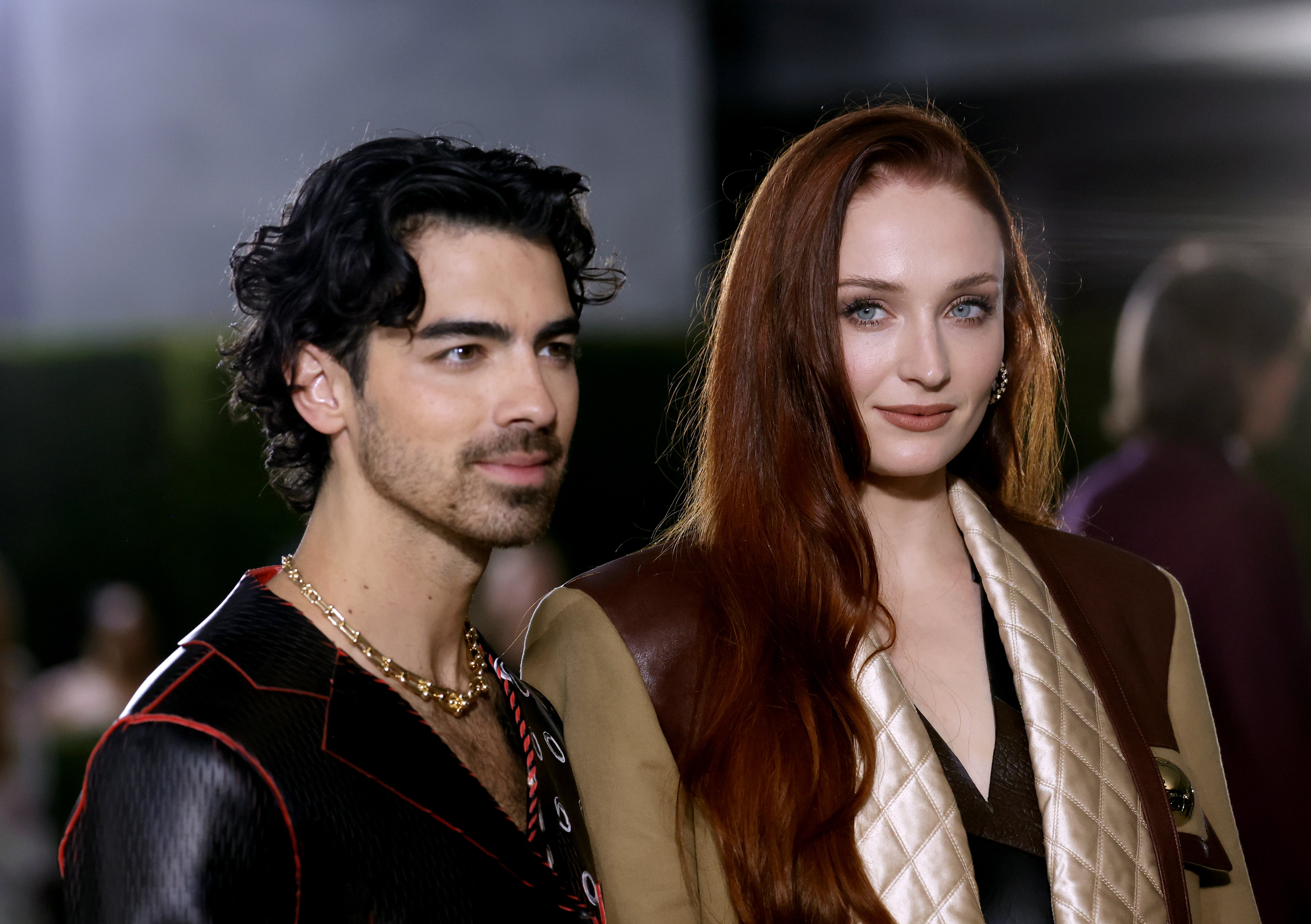 Sophie Turner Goes Sleek in Louis Vuitton Peter Pan Jumpsuit