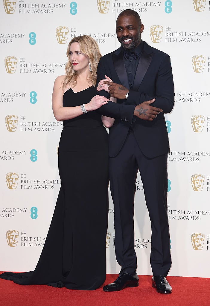With Kate who is 5'6". | Idris Elba Always Seems to Tower Over His Costars, So Exactly How Tall Is He? | POPSUGAR Celebrity
