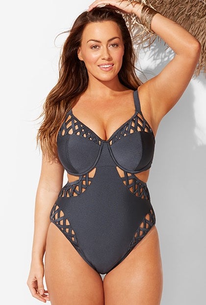 GabiFresh x Swimsuits For All Caves Underwire Swimsuit