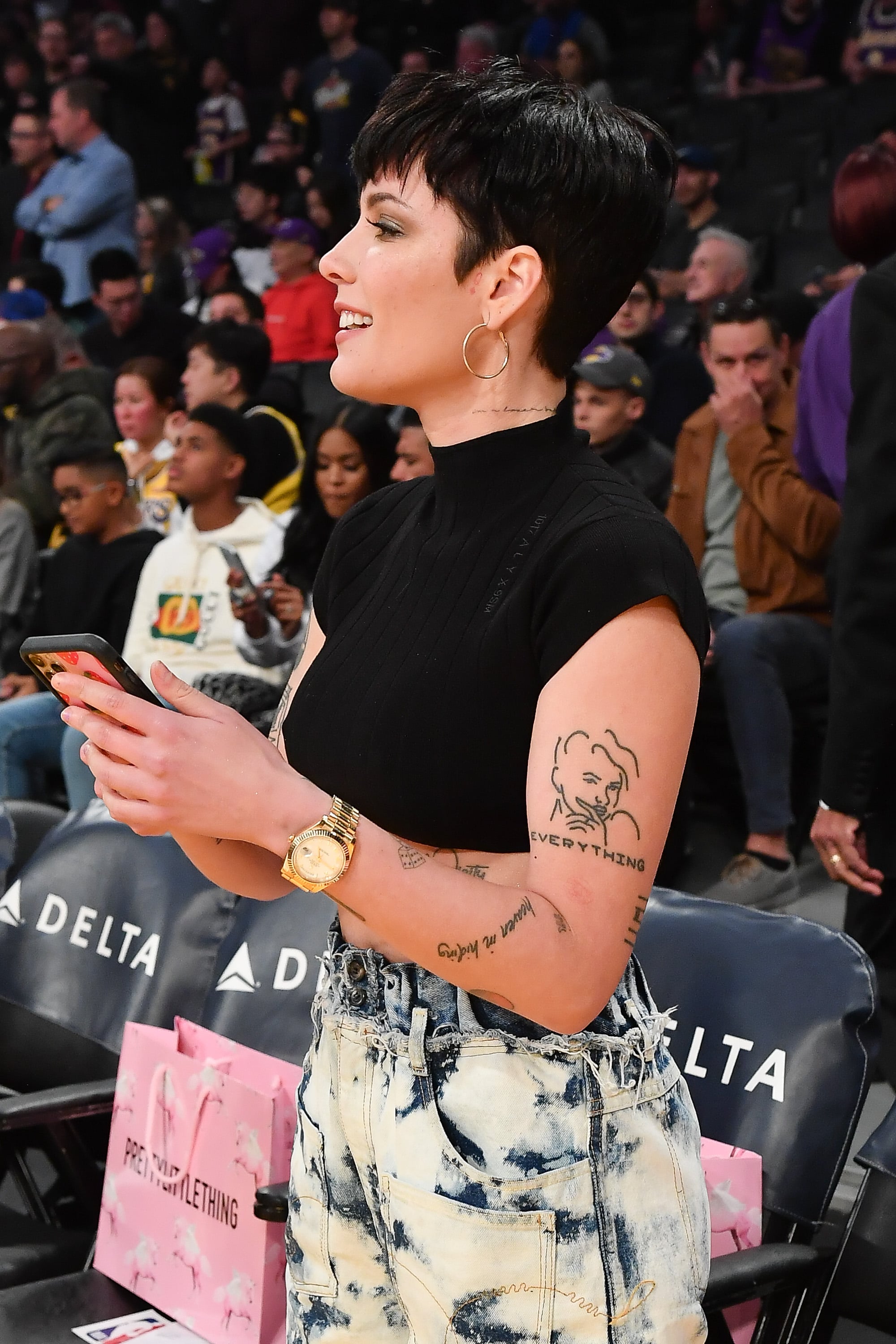 Halsey S Heaven In Hiding Tattoo We Suggest You Get Some Snacks Before You Go Through This Guide Of Halsey S Tattoos Popsugar Beauty Photo 11