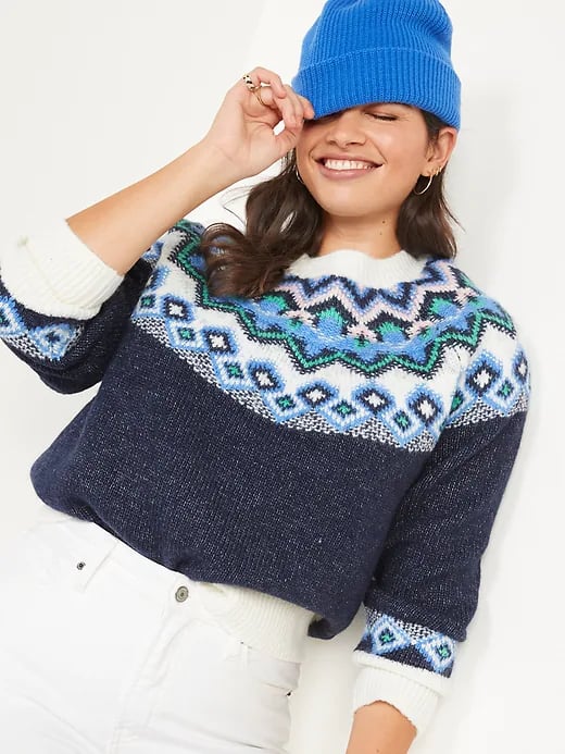 Old Navy Crew Neck Fair Isle Sweater