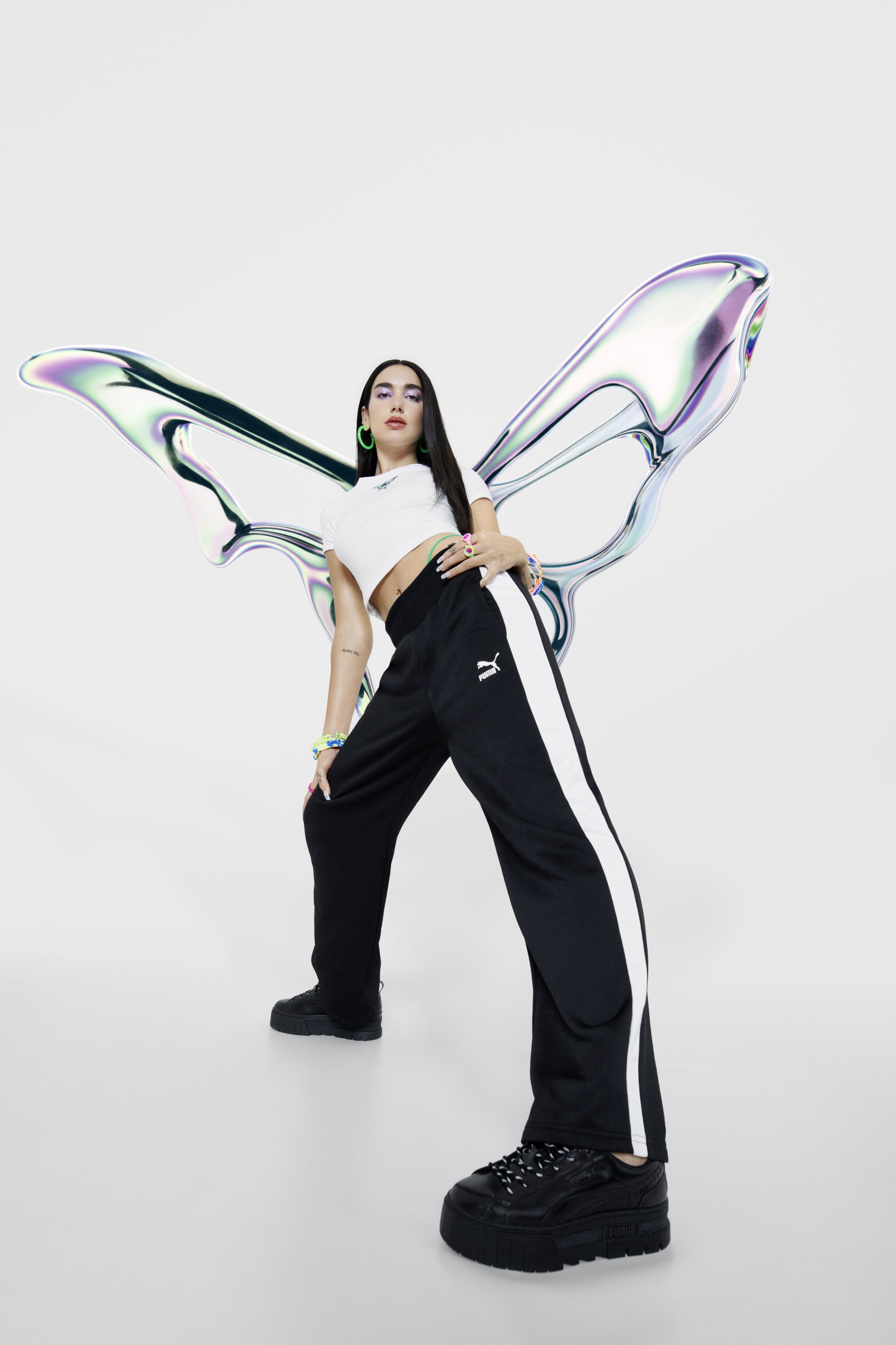 Dua Lipa Unveils Her Puma Flutur Butterfly Collection | POPSUGAR Fashion