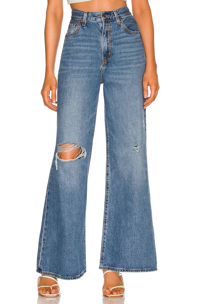 Ripped Jeans: Levi's High Loose Flare Jean