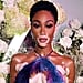 Winnie Harlow's Fuzzy Cutout Dress at Vogue World: London