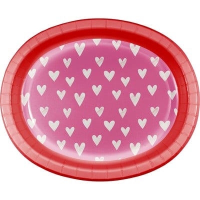 8ct Valentine's Day Oval Platter