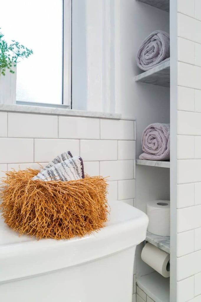 Bathroom Shelf Organization
