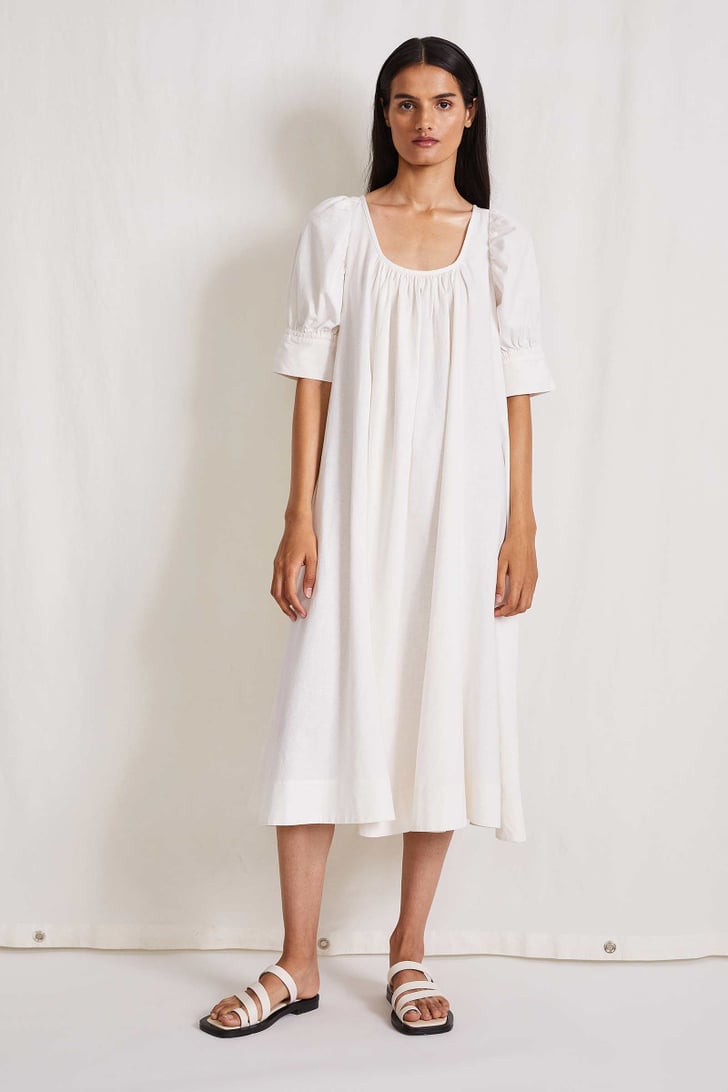 Apiece Apart Miela Maxi Dress | Comfortable Thanksgiving Outfit Ideas ...