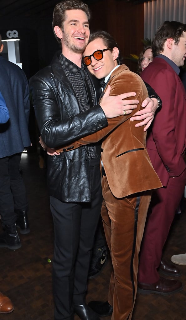 Spider-Man Stars Tom Holland and Andrew Garfield Share a Hug