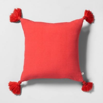 Throw Pillow With Tassels