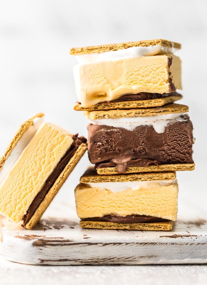 S'mores Ice Cream Sandwiches