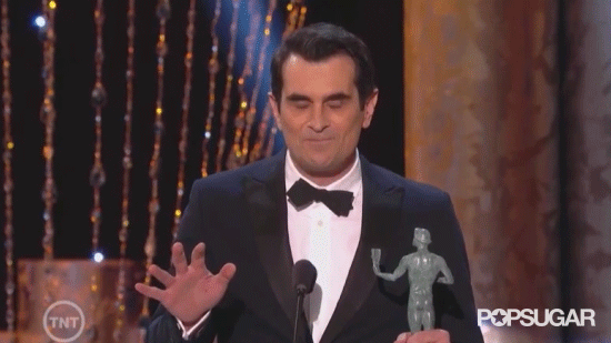 Ty Burrell Pretending to Forget His Acceptance Speech Advice