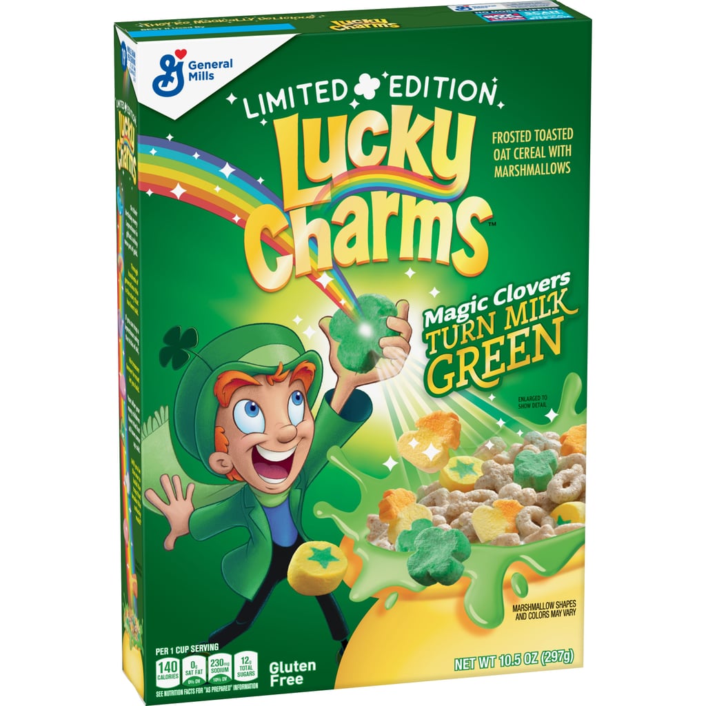 déficit Series de tiempo Publicación The New Lucky Charms Cereal Turns Your Milk Bright Green | POPSUGAR Food