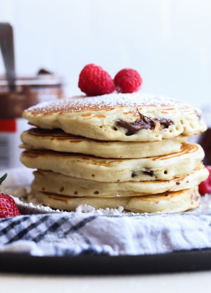 Nutella-Stuffed Pancakes