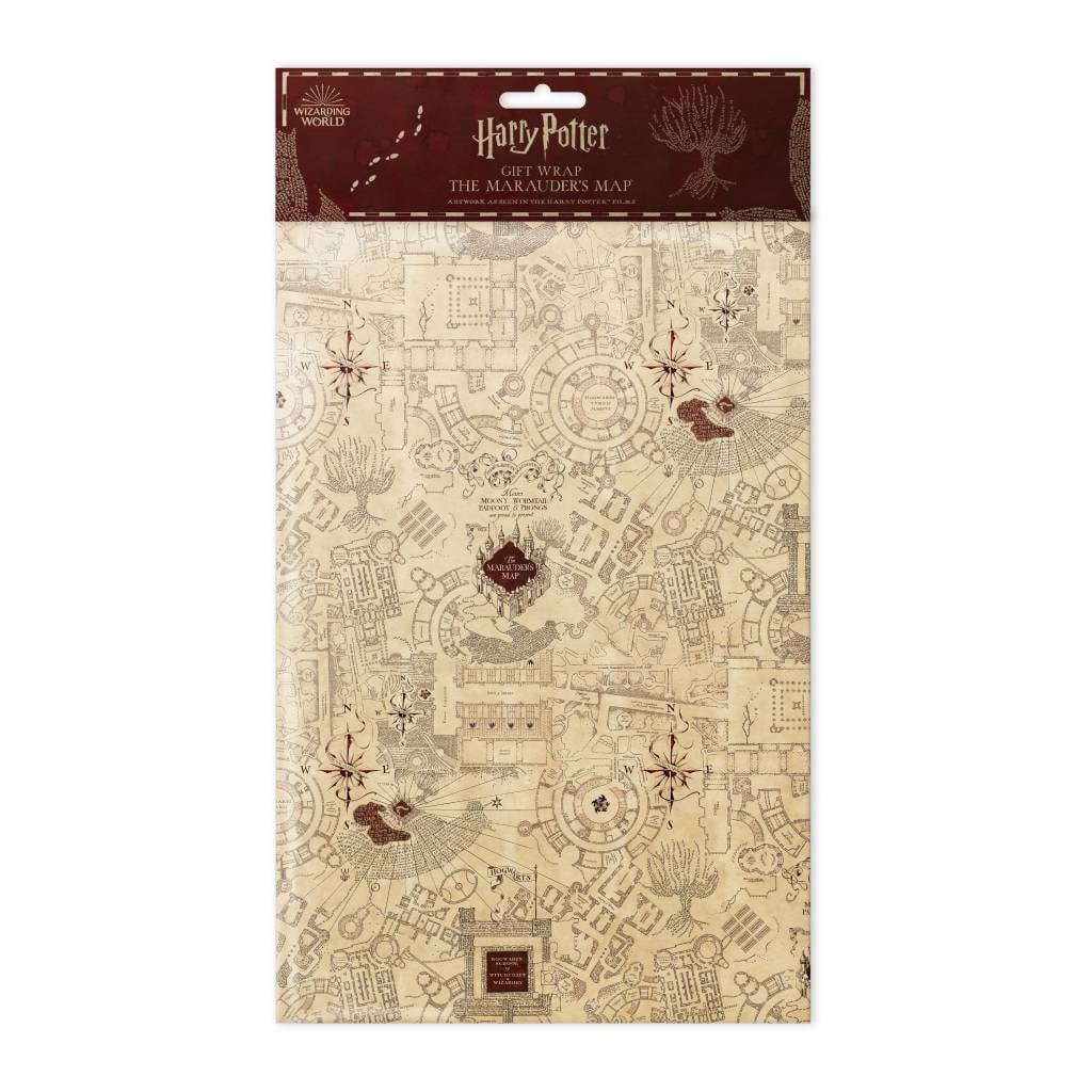 Harry Potter Marauder's Map Gift Wrap
