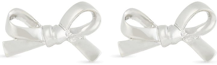 Kate Spade Skinny Mini Bow Stud Earrings