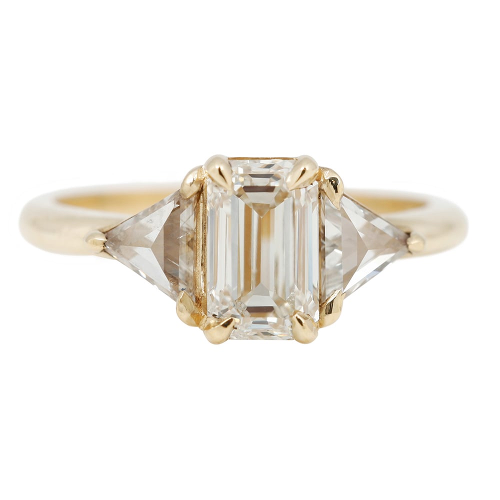 Rectangle Cuts: Emerald Palace Diamond Ring
