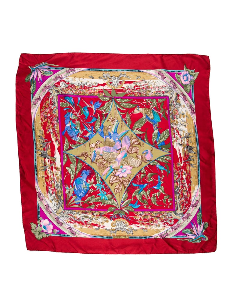 Hermès Tropiques Silk Scarf