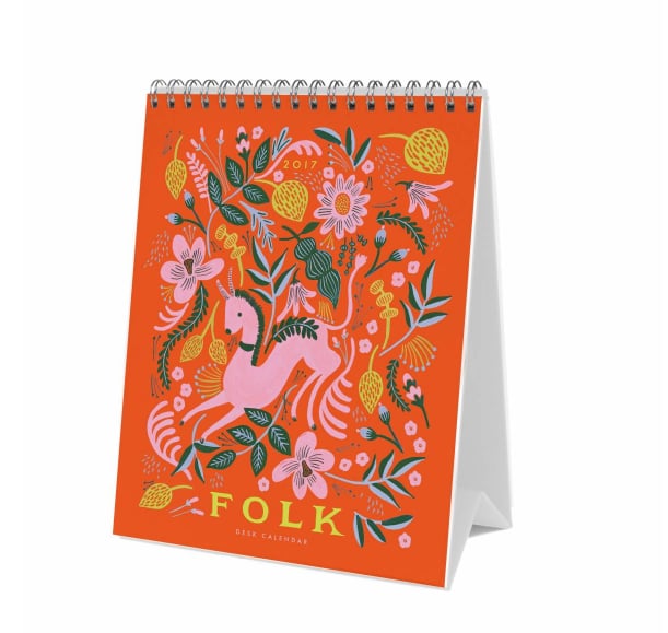Desk Calendar of Lovely Folk Art