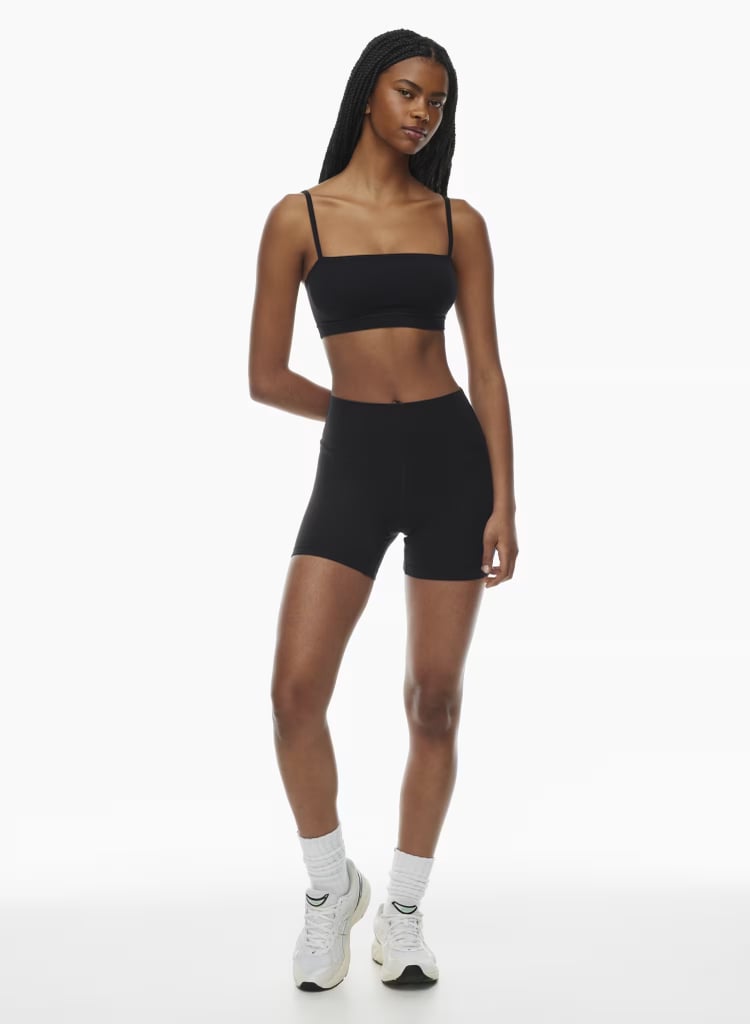 Artizia Golden Butter Alignment Bra Top in Black