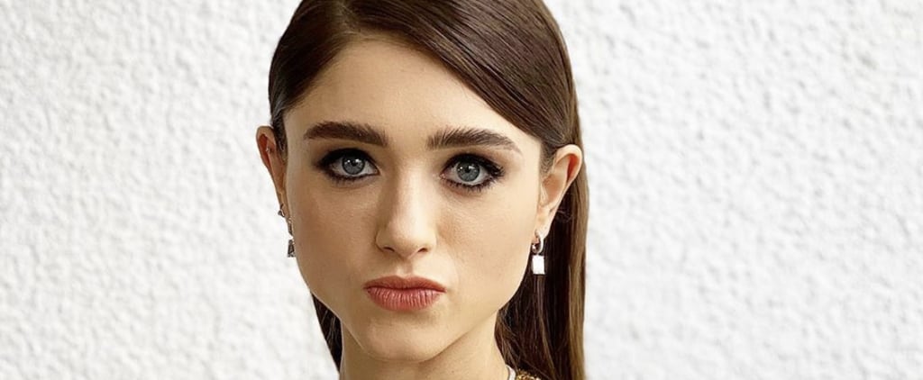 Natalia Dyer at the SAG Awards 2020 Makeup Pictures