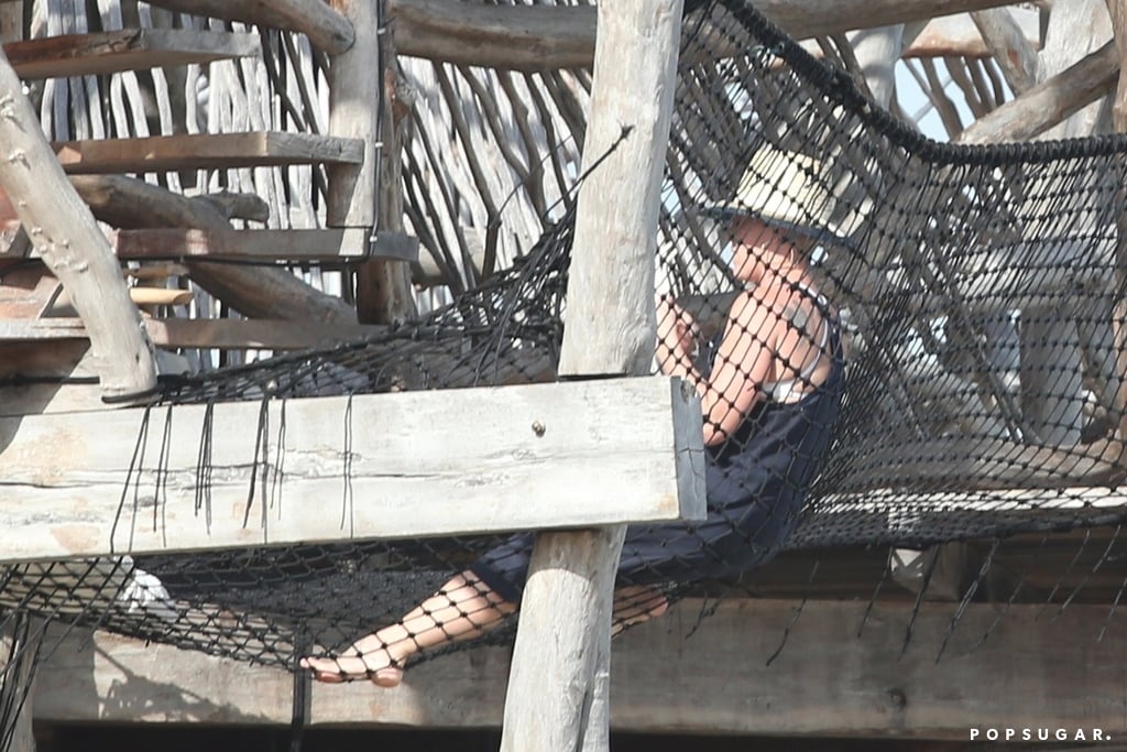 Pink and Carey Hart at the Beach in Mexico February 2019