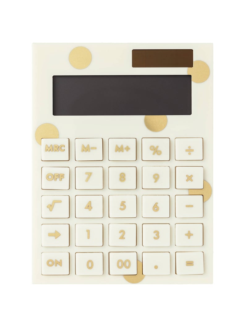 Kate Spade New York Gold Dot Calculator