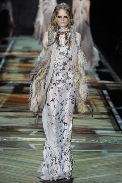 Fall 2011 Milan Fashion Week: Roberto Cavalli | POPSUGAR Fashion